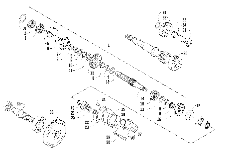 SECONDARY TRANSMISSION ASSEMBLY [92127]