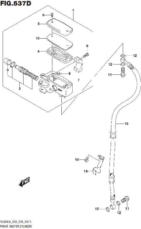 FRONT MASTER CYLINDER (VL800TL6 E03)