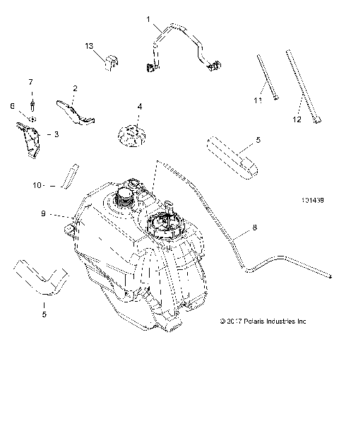 BODY, FUEL TANK ASM. - A19SEA50B1/B7/SEE50B7/B3/SEG50B4 [101439]