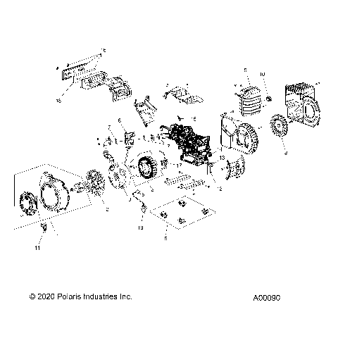 ENGINE ASM. - P20GDGENA (A00090)