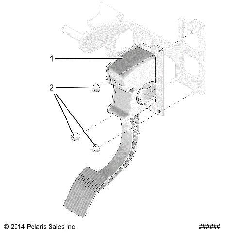 ENGINE, THROTTLE PEDAL - Z14ST1EAM/EAW/EAK/EAN/EFW (J00001)