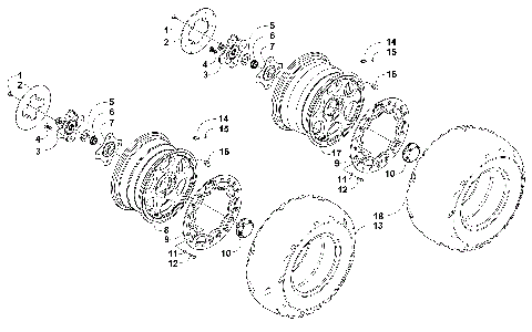 WHEEL AND TIRE ASSEMBLY [100635]