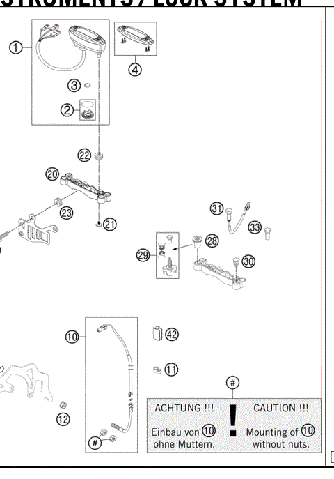 INSTRUMENTS / LOCKSYSTEM 