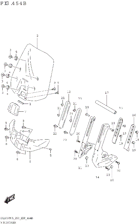 WINDSCREEN (DL1050RJ)