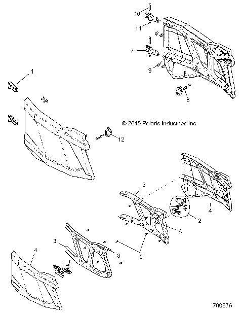 BODY, DOORS, REAR - Z16VFE92AE/AH/AS/AW (49RGRDOOR1410004)