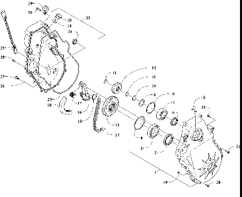 CHAIN CASE ASSEMBLY [108236]