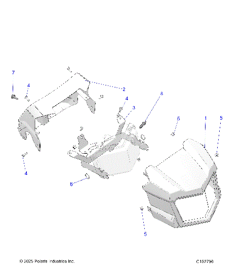 BODY, HEADLIGHT POD - A26SLZ95AF (C102790)