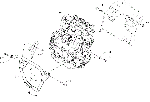 ENGINE AND RELATED PARTS [110336]