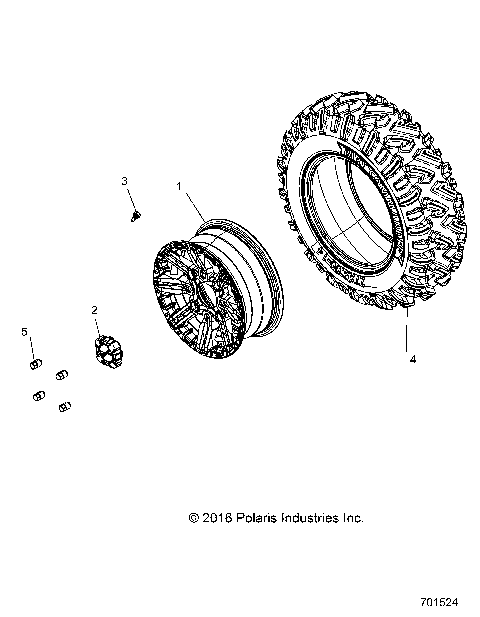 WHEELS, FRONT - R17RGE99NM/NW (701524)