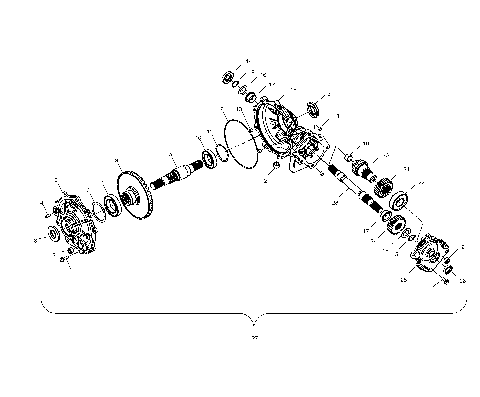 MID GEARCASE - A10RF50AB (4970927092E05)