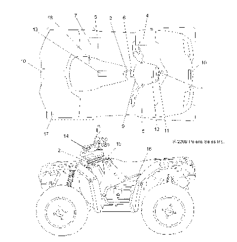 BODY, DECALS - A10ZX55FX/FF (49ATVDECAL10SPEPS550)