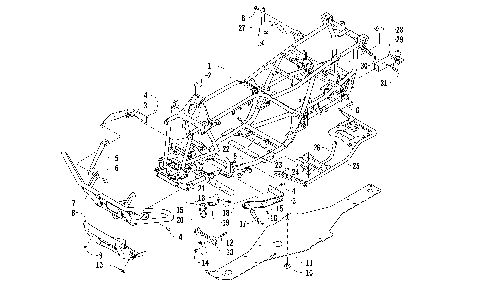 FRAME AND RELATED PARTS [95980]