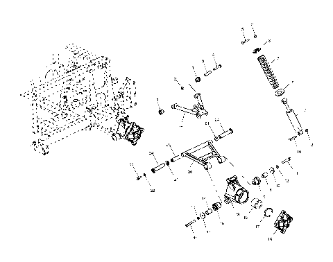 MID DRIVE A-ARMS (6X6) - A11RF50AA (4981798179B10)