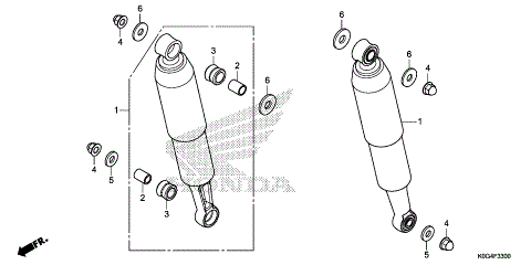 REAR SHOCK ABSORBER