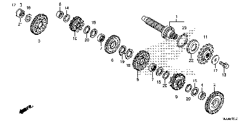 TRANSMISSION (NC700XD)