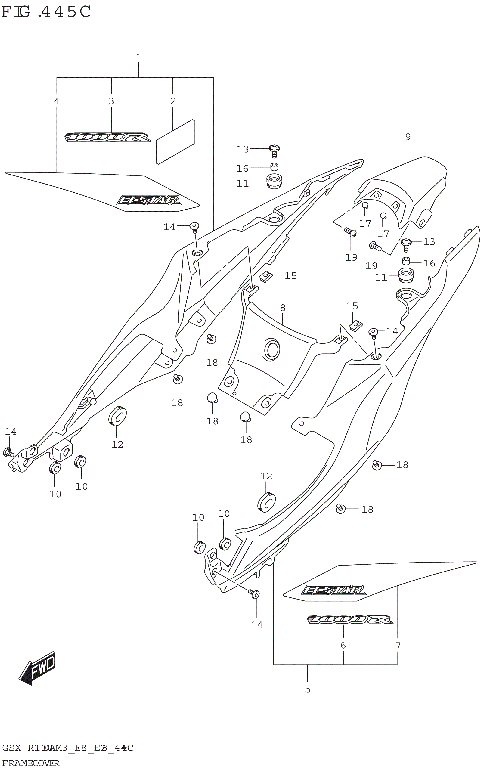 FRAME COVER (GSX-R1000RZA)