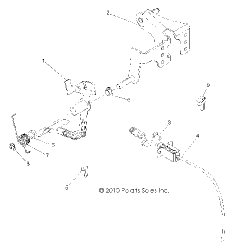 ENGINE, THROTTLE PEDAL - R11JH87AA/AD (49RGRTHROTTLEPEDAL11RZR875)