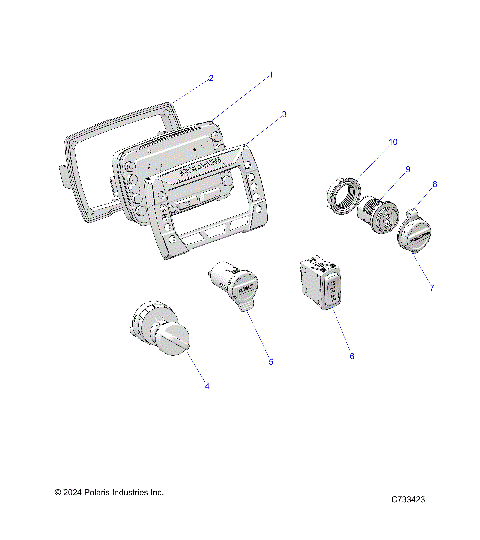 ELECTRICAL, DASH INSTRUMENTS and CONTROLS - R25M4A57B1 (C730137-1)