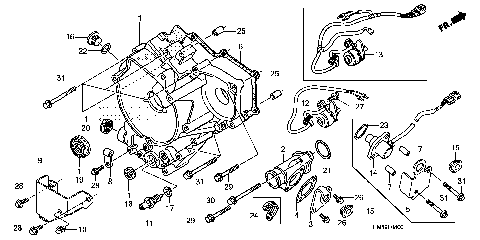 REAR CRANKCASE COVER