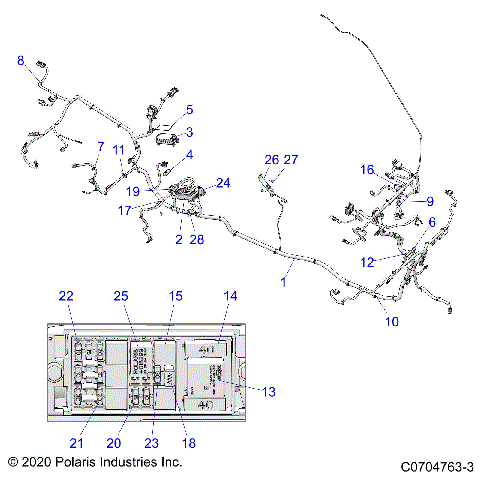 ELECTRICAL, WIRE HARNESSES - D21BEPD4B4 (C0704763-3)