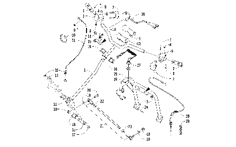 STEERING POST AND TIE ROD ASSEMBLY [96576]