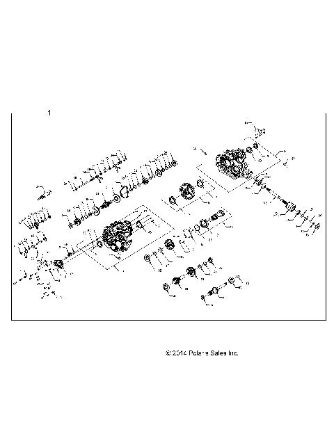 DRIVE TRAIN, MAIN GEARCASE INTERNALS - Z15VBA87AJ/LJ/E87AK/AM/AT/LT/AL/AV (49RGRGEARCASE1333064)