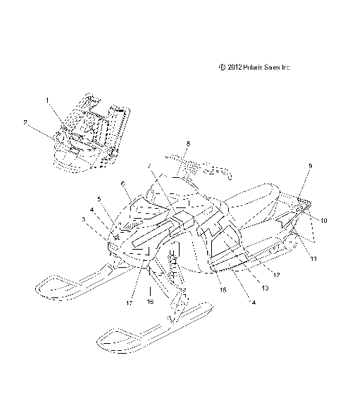 BODY, DECALS - S13MX6JSA/JEA (49SNOWDECAL13600RCR)