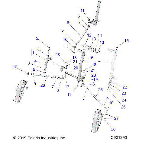 STEERING, LOWER - S21EFS8RS/8RE ALL OPTIONS (C601293)