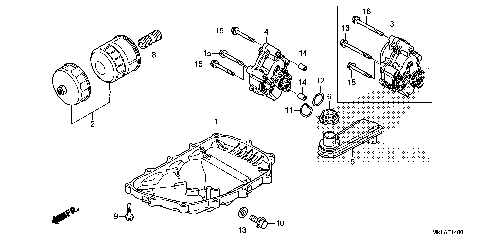 OIL PAN@OIL PUMP