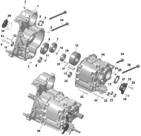 01- ROTAX - GearBox Housing
