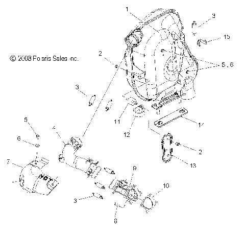 ENGINE, EXHAUST - S09PP7FS/FE (49SNOWEXHAUST09FSTTRG)