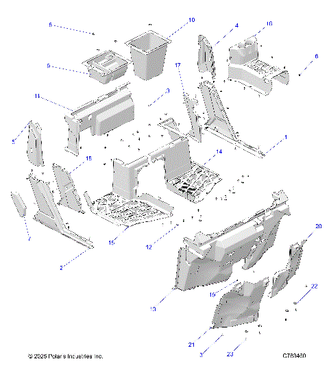 BODY, FRONT FLOOR & ROCKERS - R26RSF99AL (C788460)