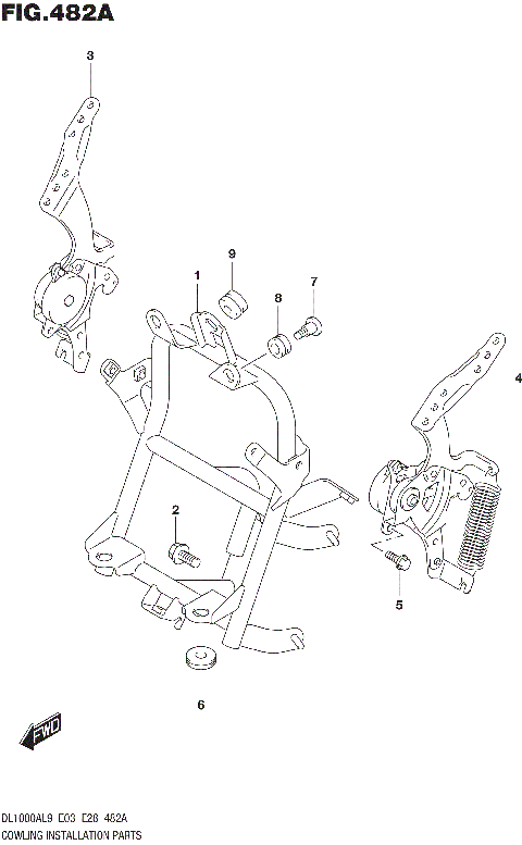 COWLING INSTALLATION PARTS