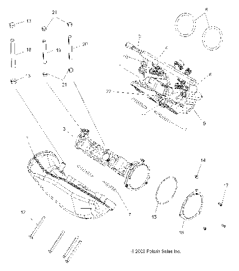 ENGINE, THROTTLE BODY - A09ZX85FS/CFS (49ATVTHROTTLEBODY09SPXP850)