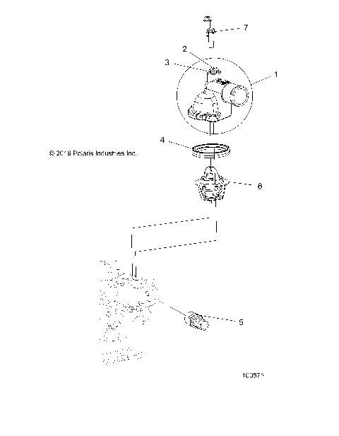 ENGINE, THERMOSTAT and COVER - A18SEA50B1/B5/SEE50B5/B8/SEG50B8 [100571]