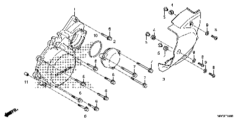 LEFT CRANKCASE COVER