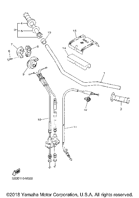 STEERING HANDLE CABLE