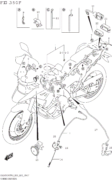 WIRING HARNESS (DL1050RQ)