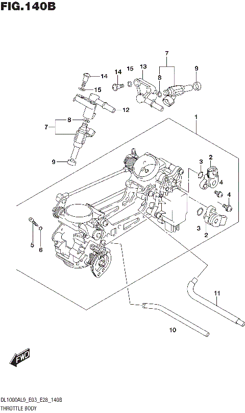 THROTTLE BODY (DL1000XAL9 E28)
