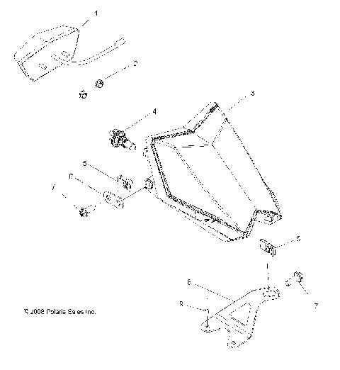 ELECTRICAL, HEADLIGHTS and TAILLIGHTS and BULBS - A09GJ45AA (49ATVHEADLIGHT09OUT450)