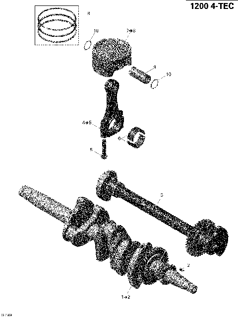 01- Crankshaft, Pistons And Balance Shaft