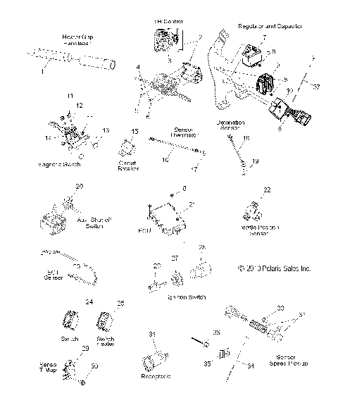 ELECTRICAL, SENSORS and ELECTRICAL COMPONENTS - S15PU6NSL/NEL (49SNOWSENSOR11WIDE)