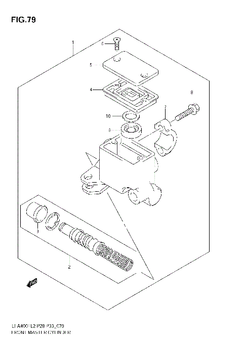 FRONT MASTER CYLINDER