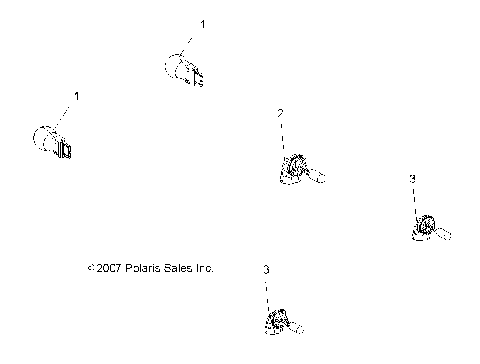 ELECTRICAL, BULBS - A17SDE57N2/A57N2 (49ATVBULBS08SP500)