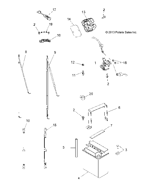 ELECTRICAL, BATTERY - A14BH33AJ (49ATVBATTERY14325)