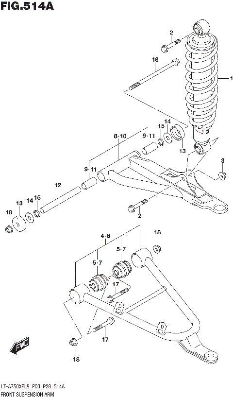 FRONT SUSPENSION ARM