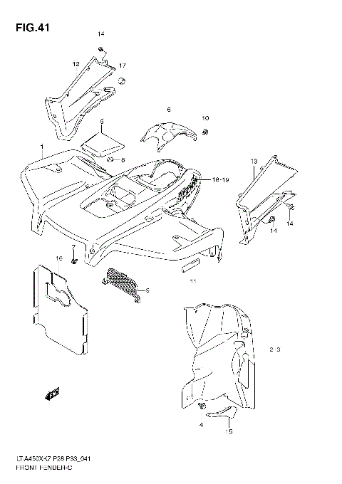 FRONT FENDER (MODEL K7/K8)