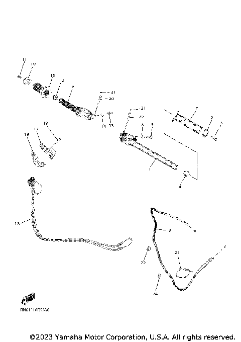 STEERING HANDLE CABLE