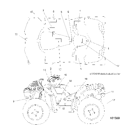 BODY, DECALS - A19SXM95AL [101569]