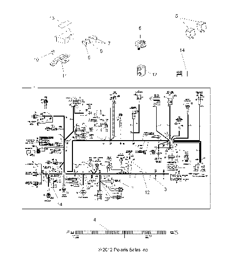 ELECTRICAL, HARNESSES - A15S6A76FA (49ATVHARNESS136X6)